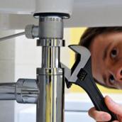 Plumber in Laurel repairs a sink's P Trap